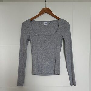 NWOT Aritzia TNA homestretch gray long sleeve